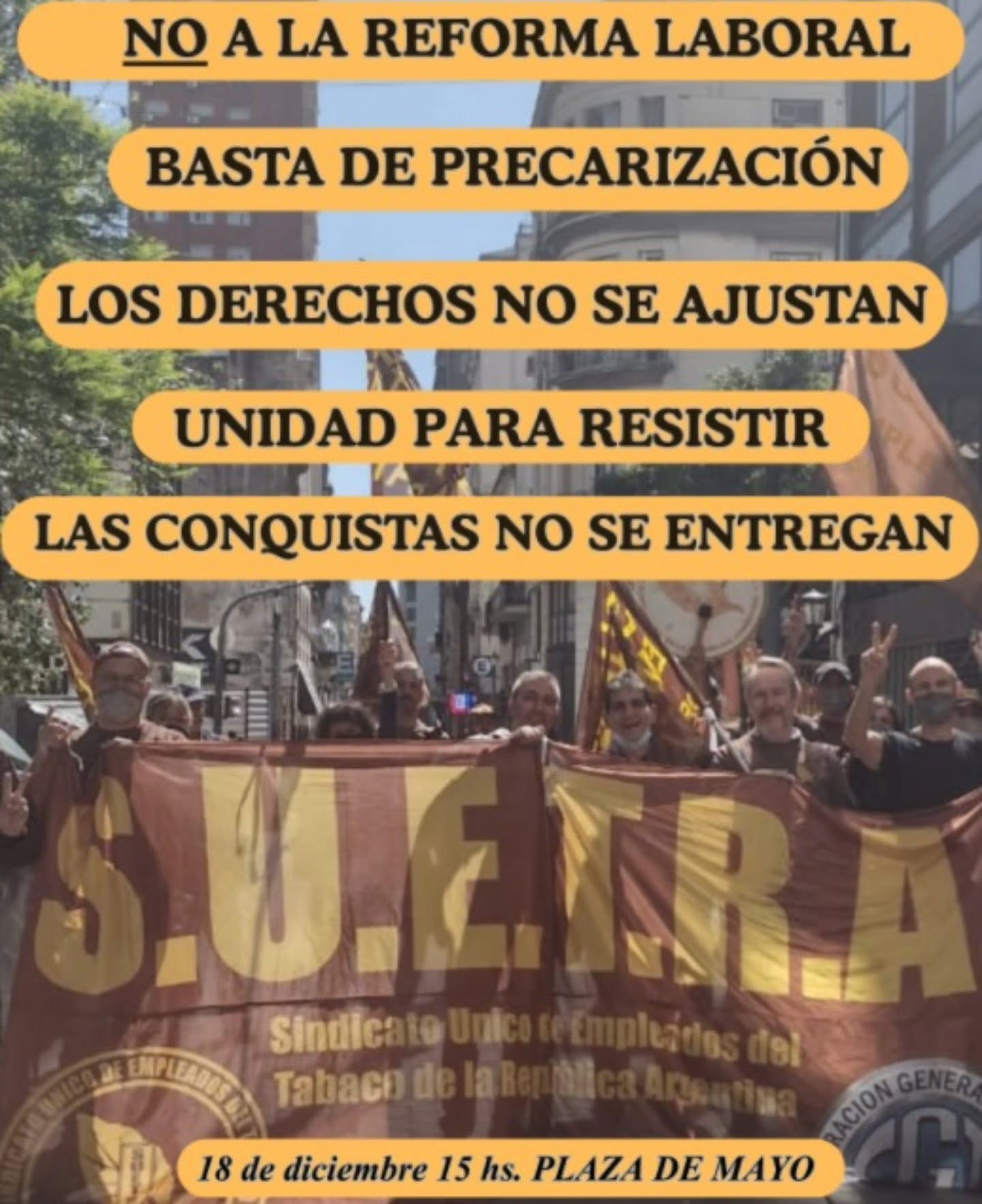 No a la Reforma Laboral
